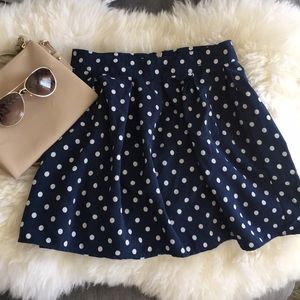 🌟 SALE Aeropostale polka dot skater skirt, xs
